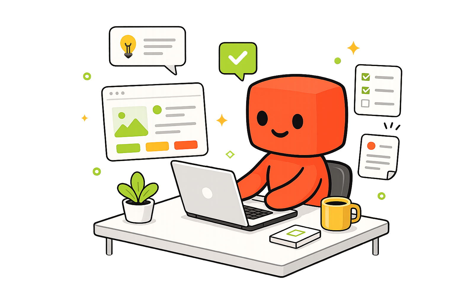 Budi – BuildByDoing mascot